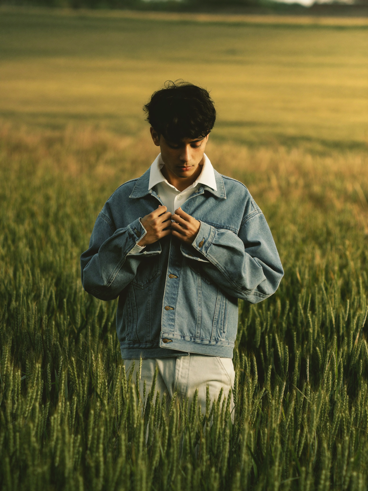 Man in grassland(#48)