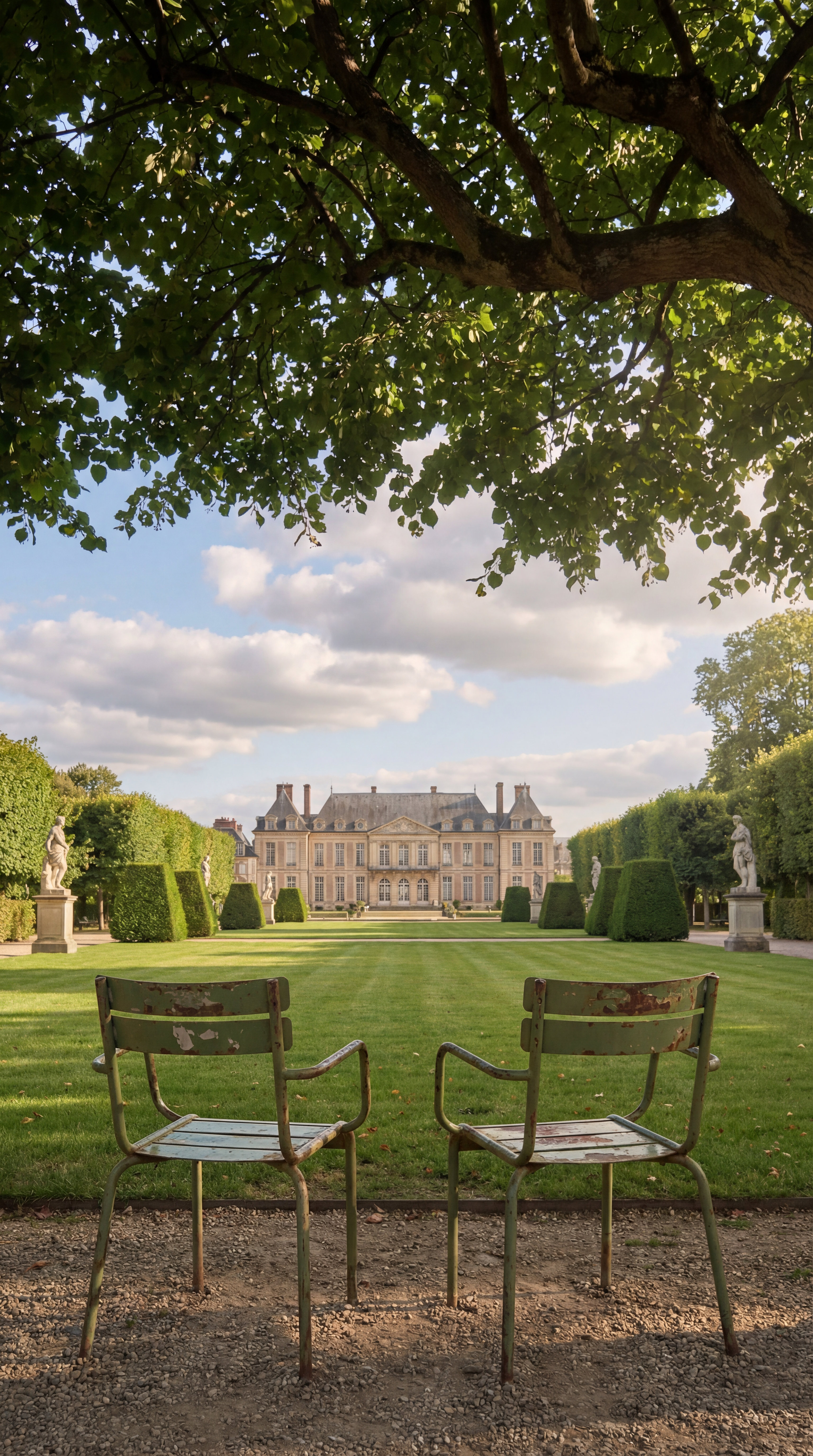 Garden Seen by Chairs