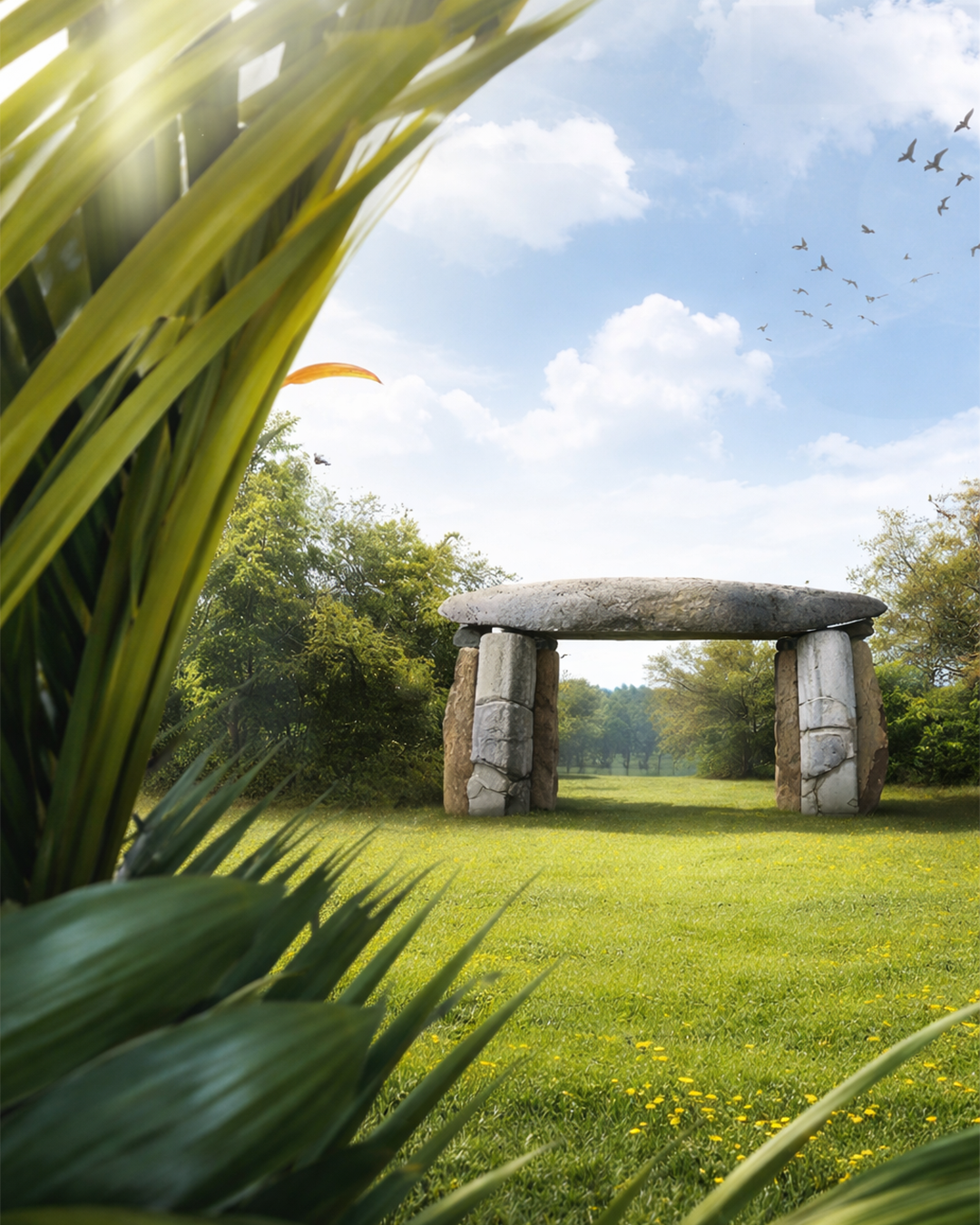 Outdoor Product Background Scene