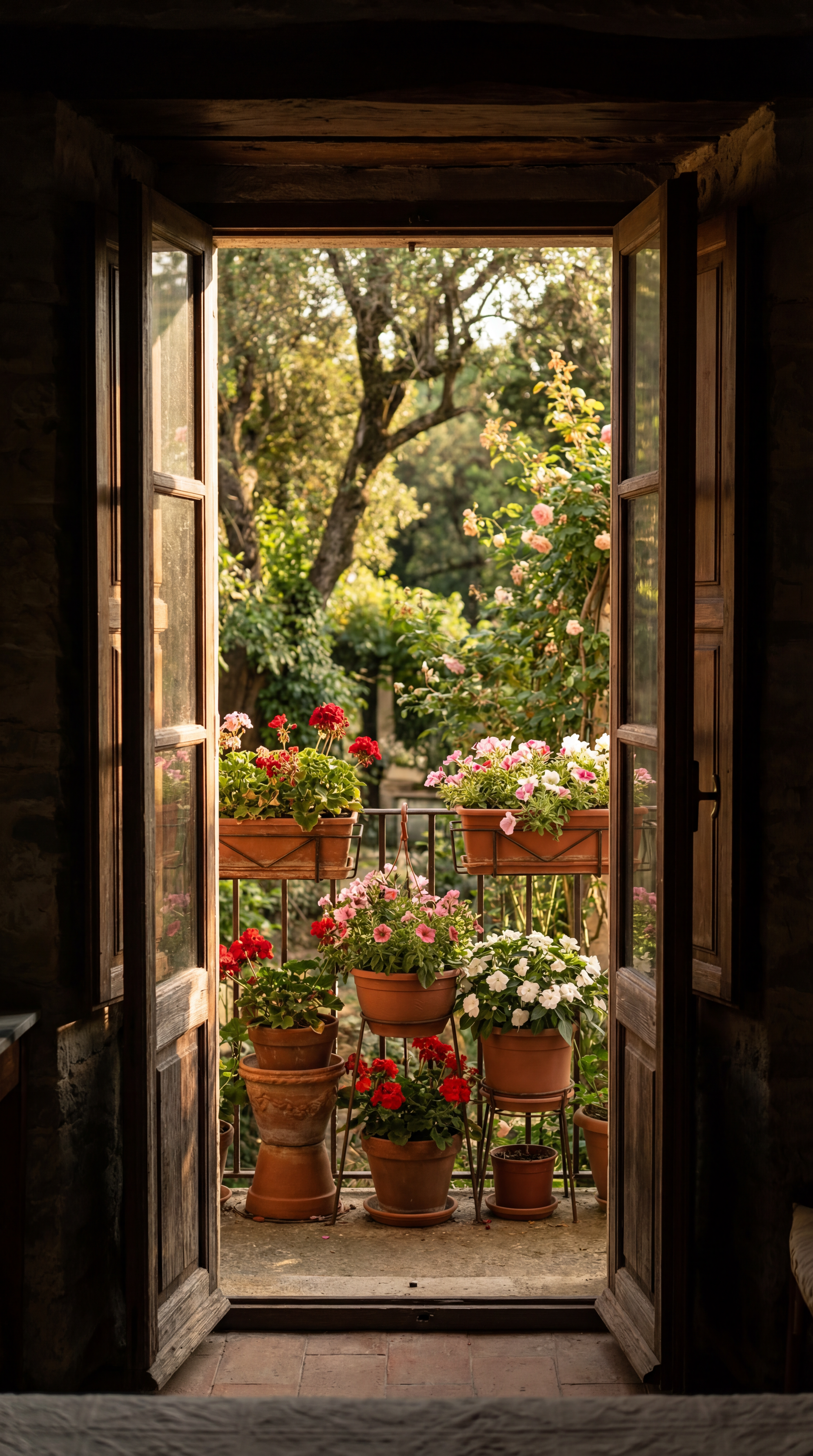 Floral Light in Shadow