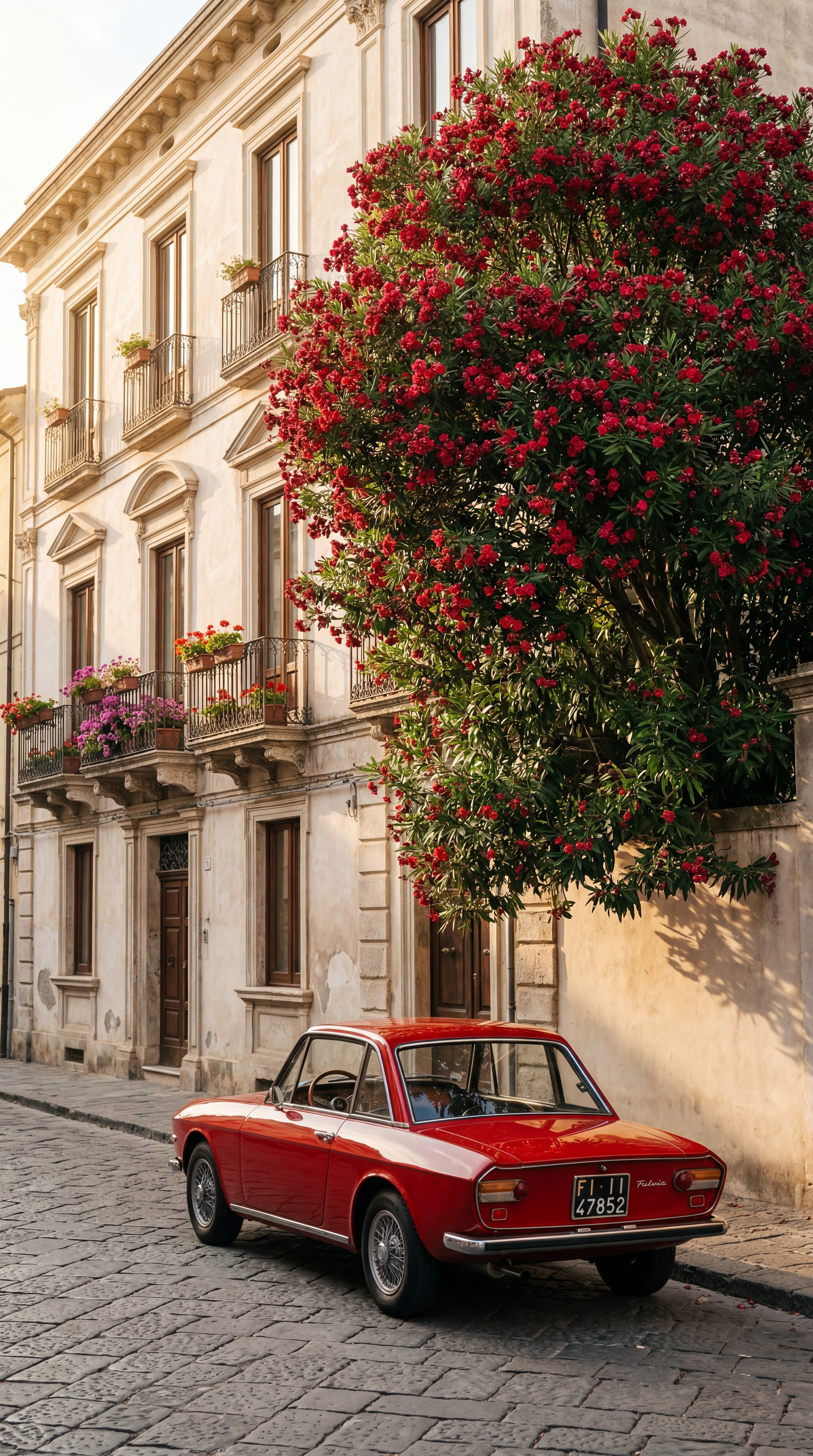 Red Car Rested Here