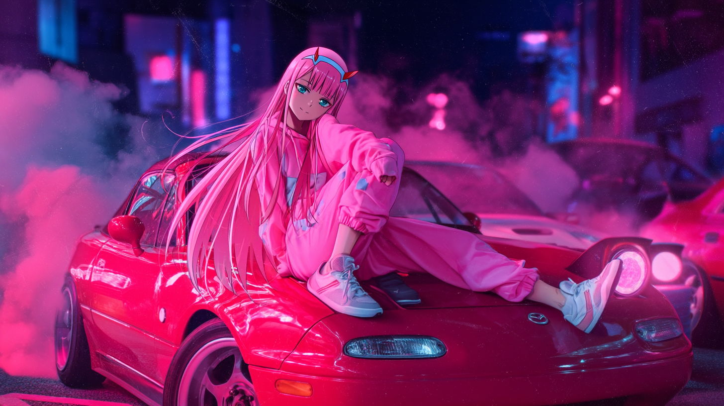 Zero Two Lounging