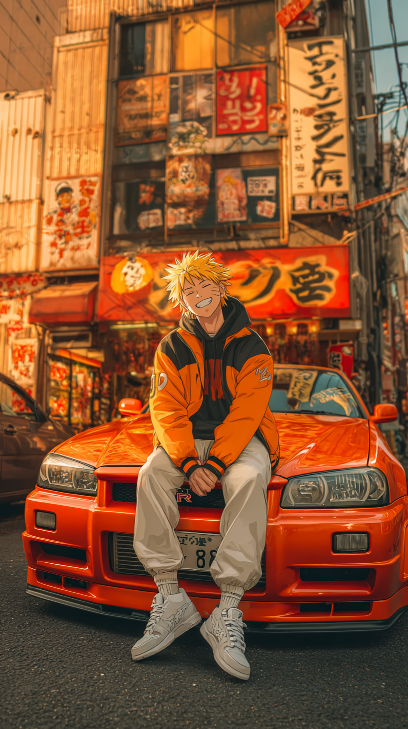 Naruto Nissan Skyline R34