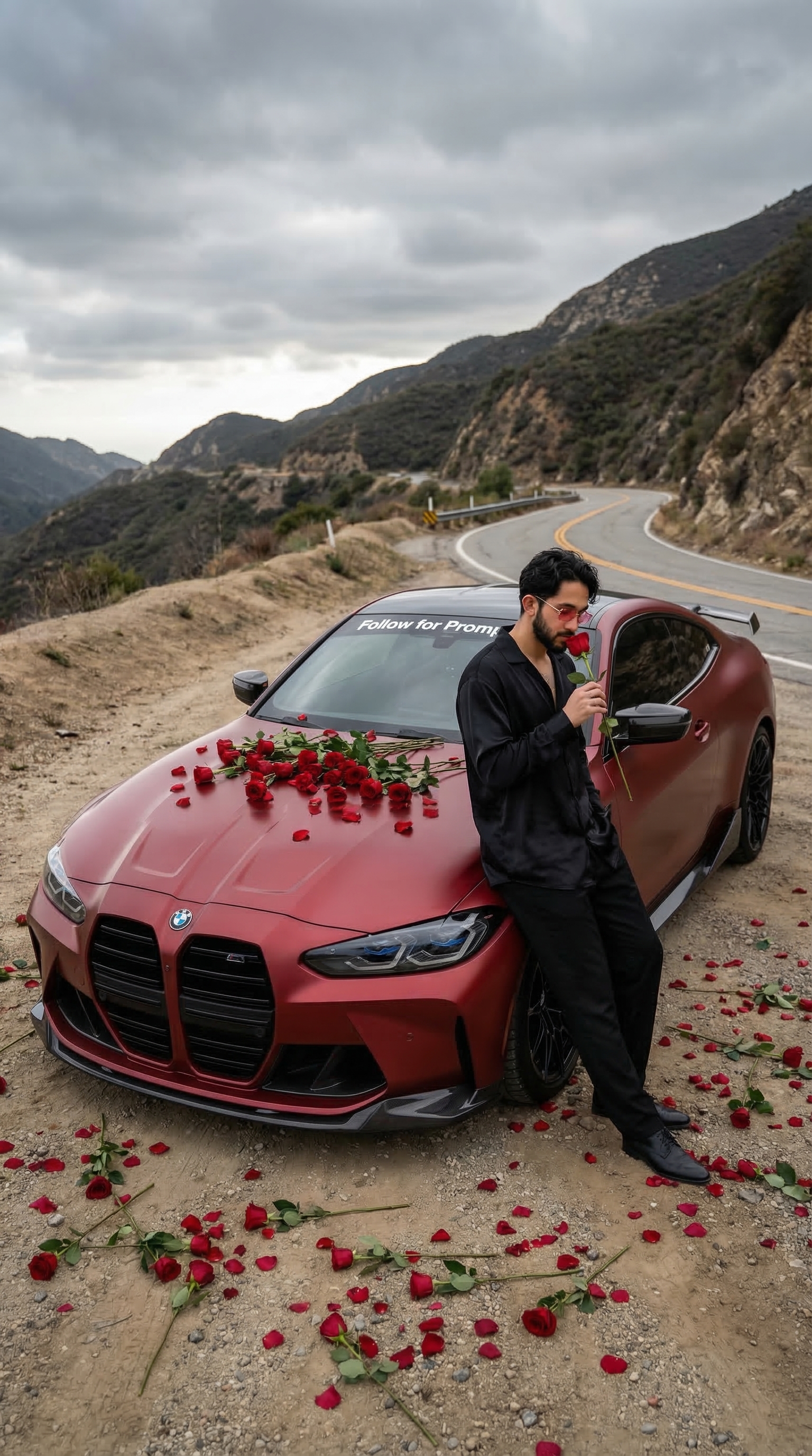 Red Roses BMW Prompts