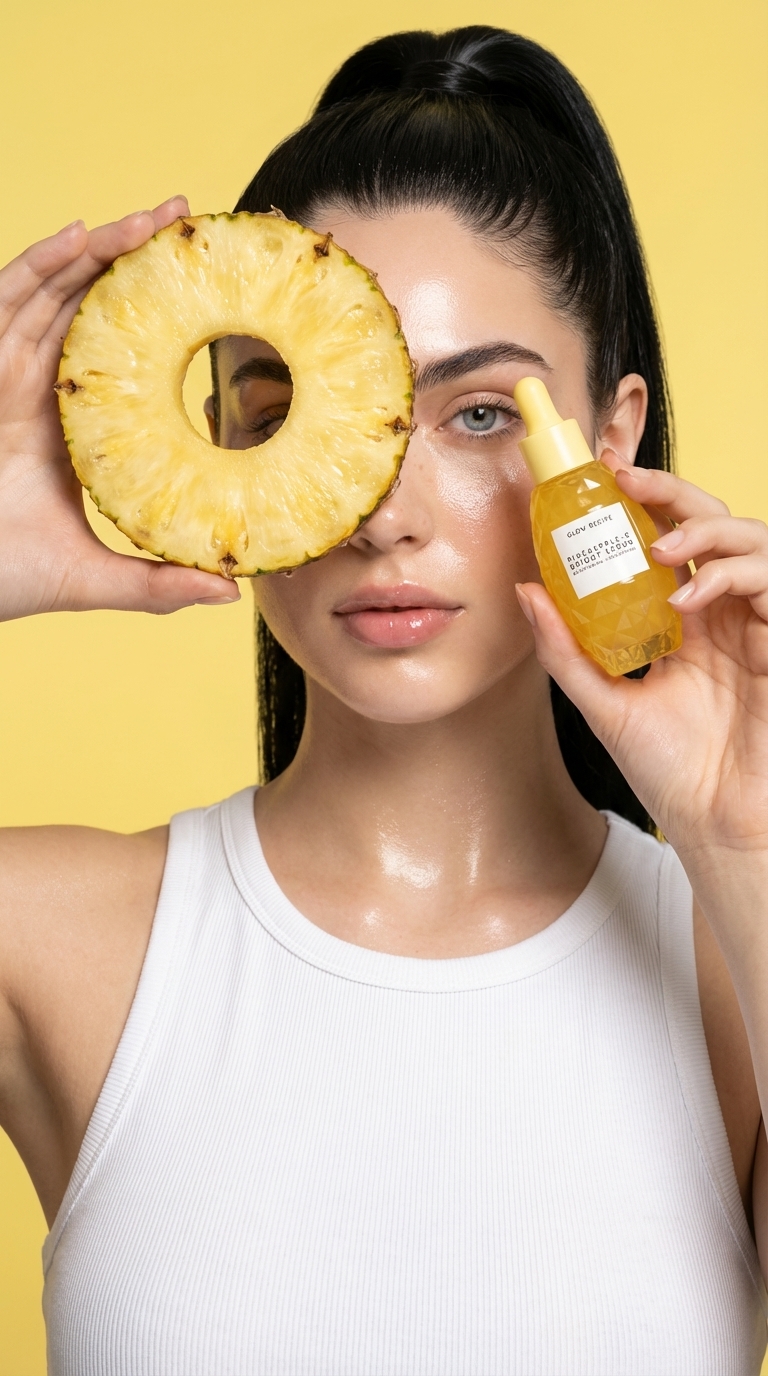 Pineapple Serum Rain Campaign