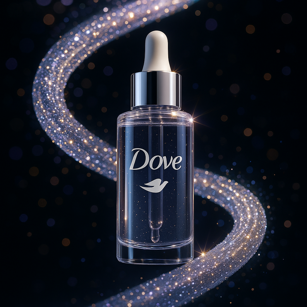 Dove Luxury Glow Serum Advertisement