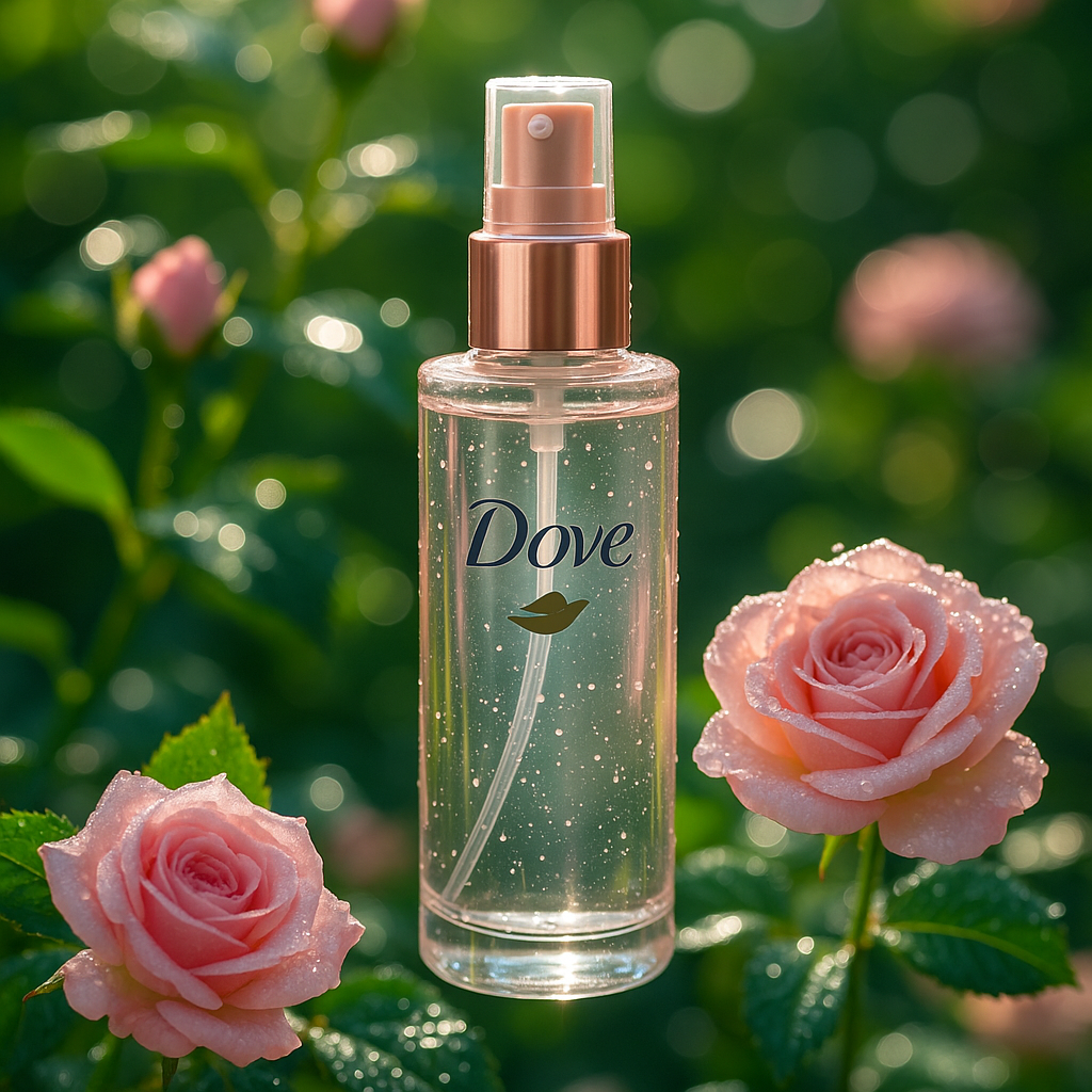 Dove Rose Glow Skincare Advertisement
