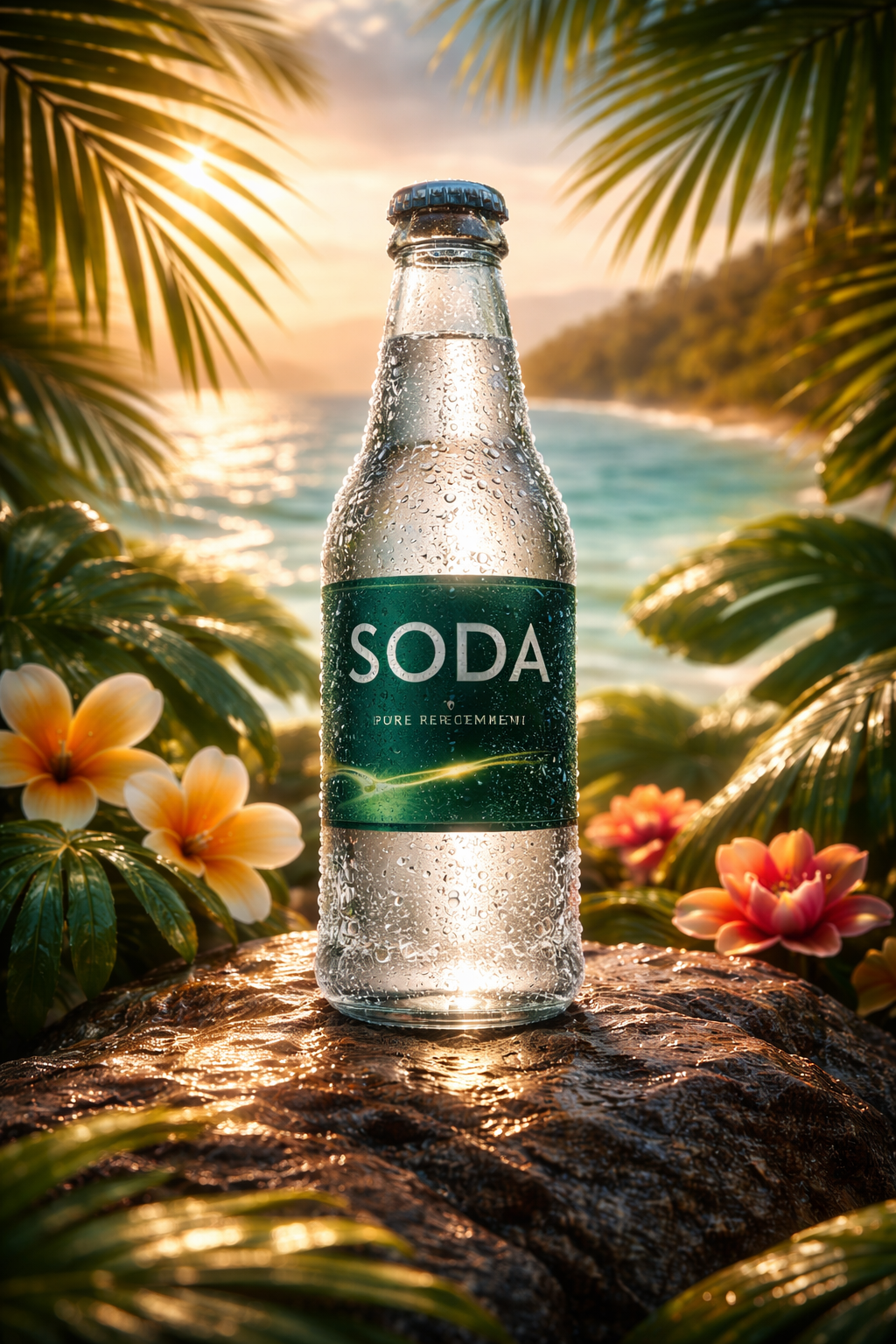 Tropical Soda Drink Advertisement