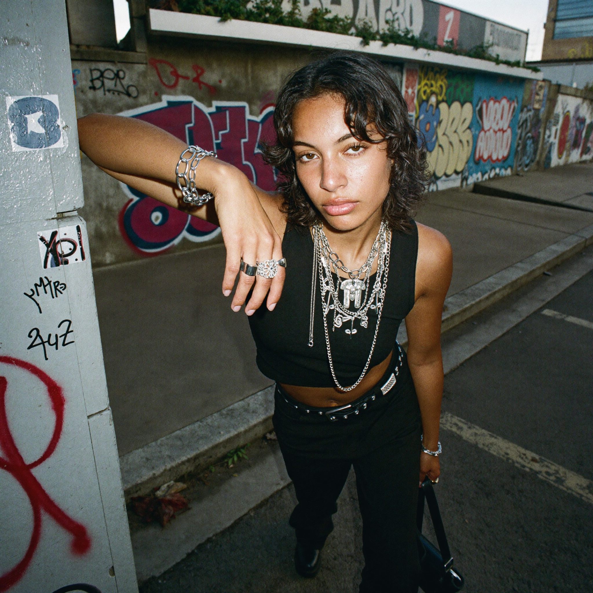 Backstage Fisheye Punk Portrait