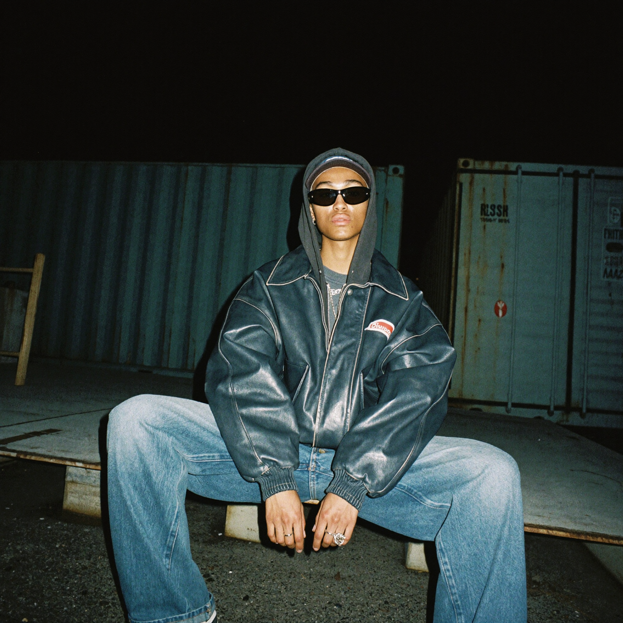 Midnight Shipping Yard Portrait Street Y2K