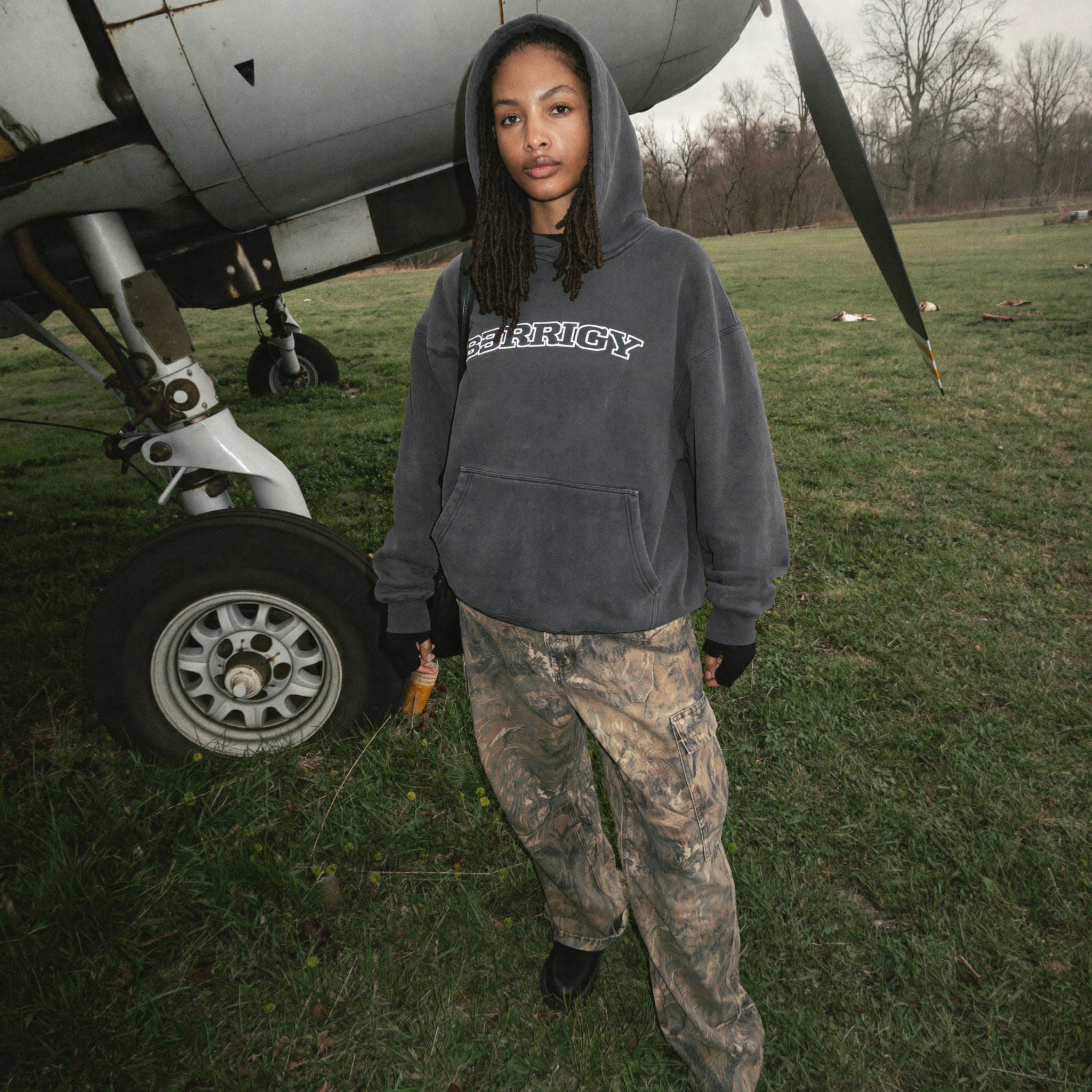 Abandoned Airfield Street Portrait