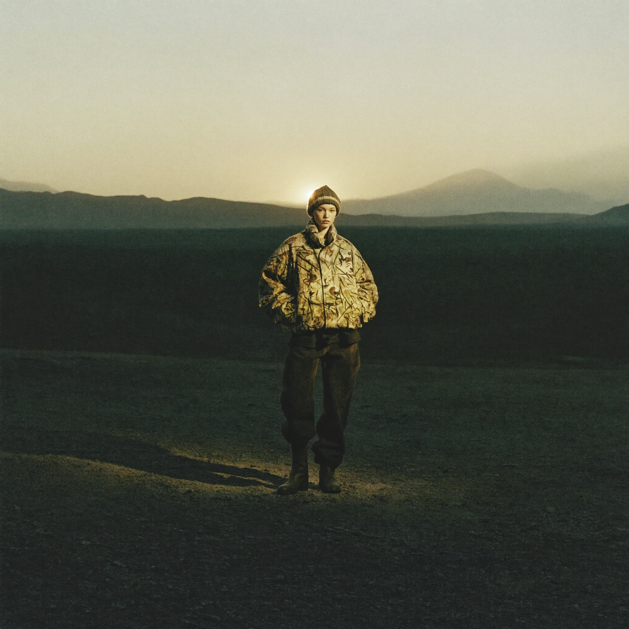 Volcanic Golden Hour Portrait