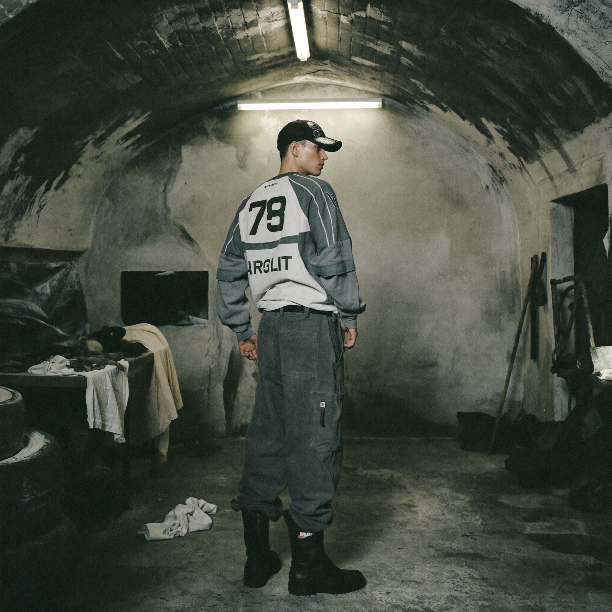 Underground Garage Editorial Portrait