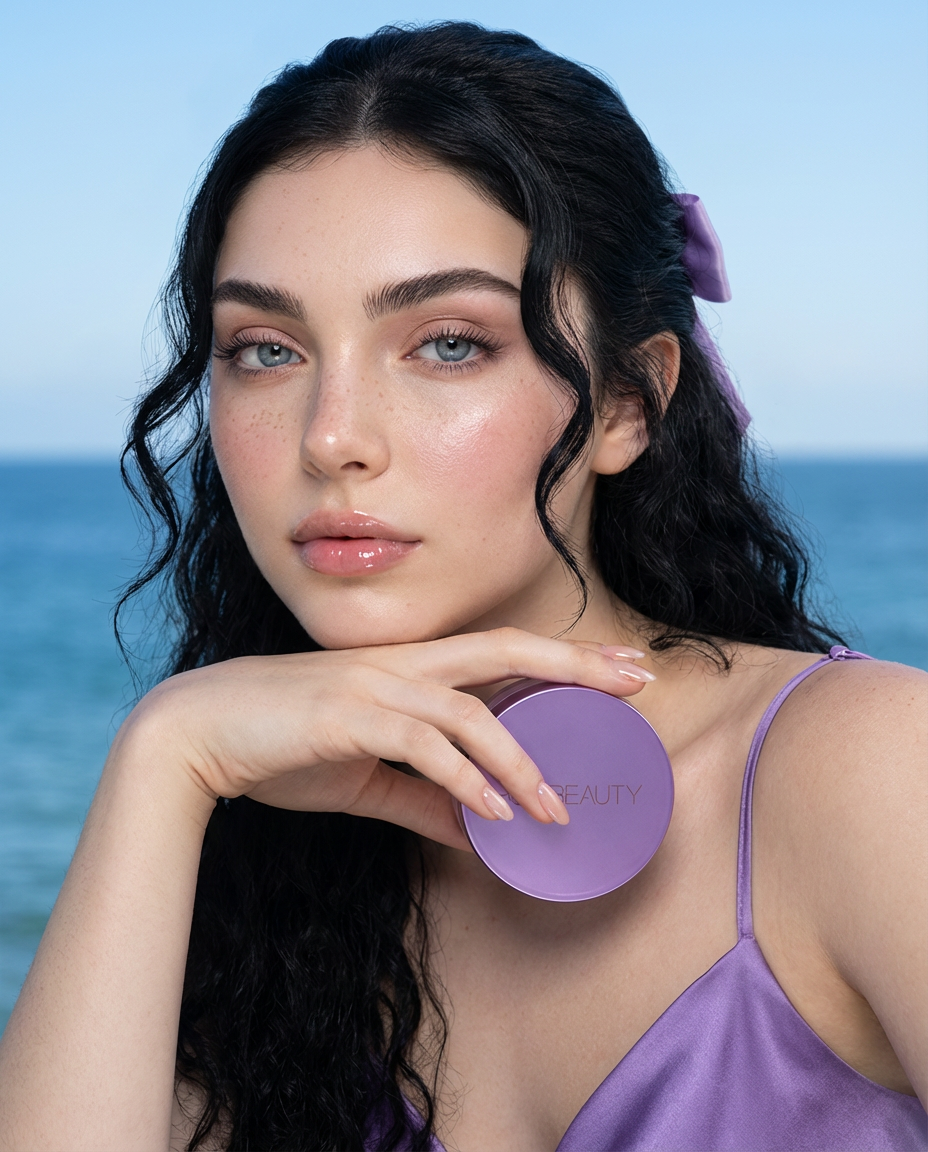 Seaside Purple Beauty Campaign