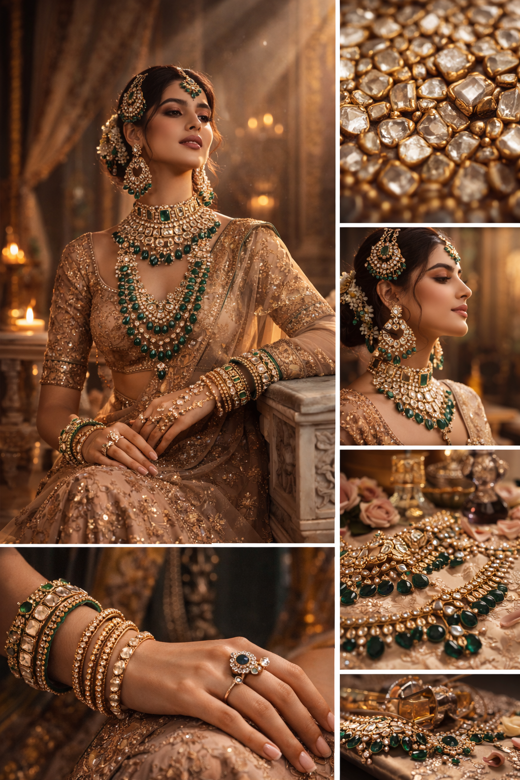 Luxury Bridal Jewellery Visual Prompt Collection