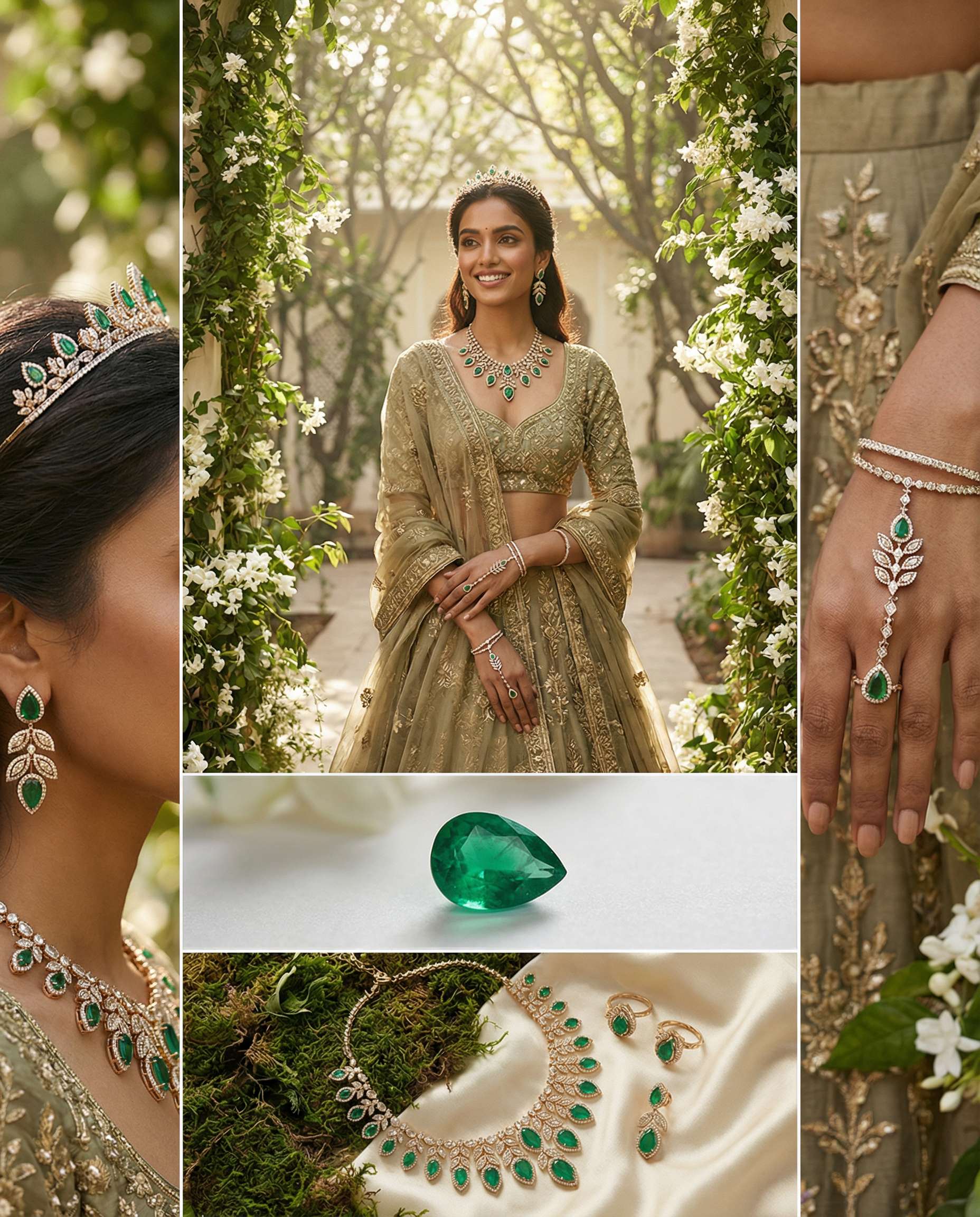 Luxury Bridal Jewellery Visual Prompt Collection