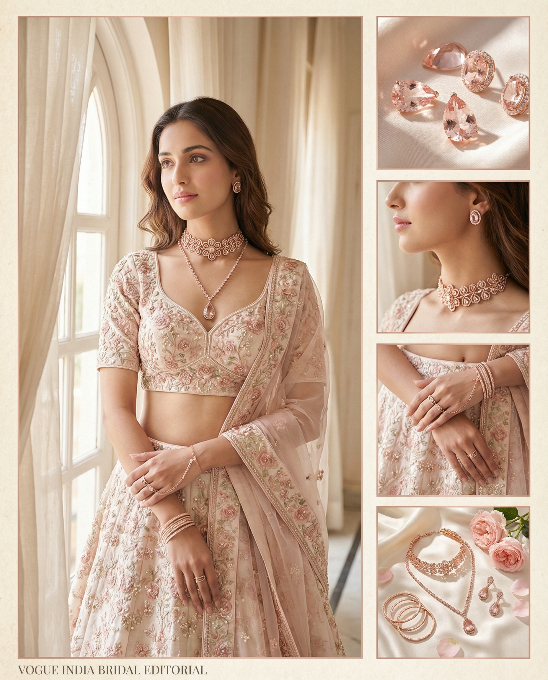 Luxury Bridal Jewellery Visual Prompt Collection