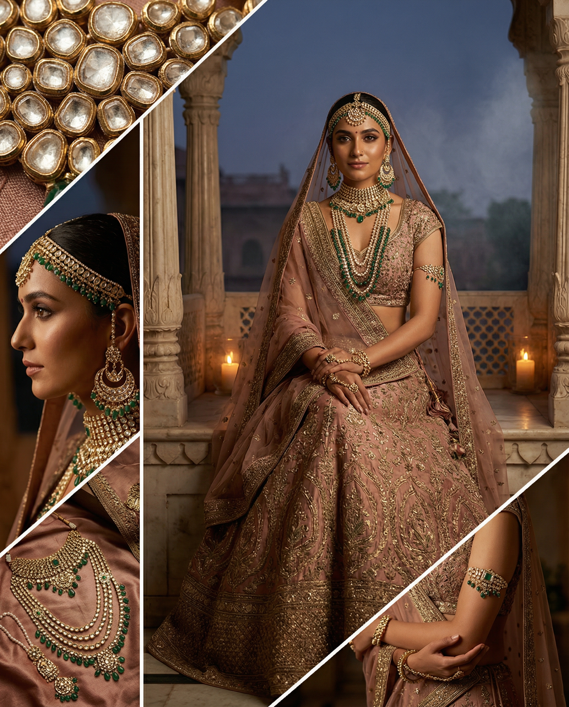 Luxury Bridal Jewellery Visual Prompt Collection