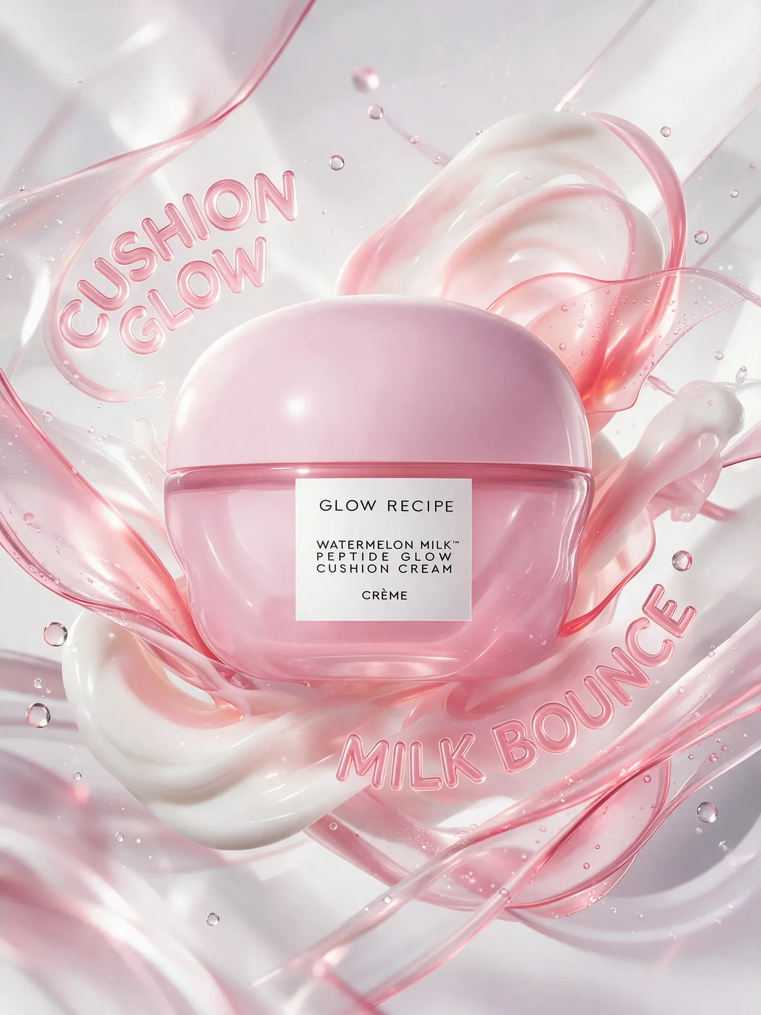 skincare con mundo 3D fluido